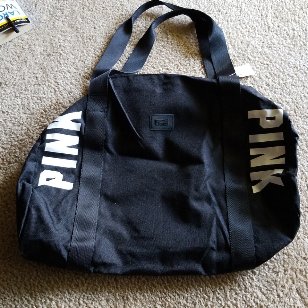NWT, PINK duffle bag